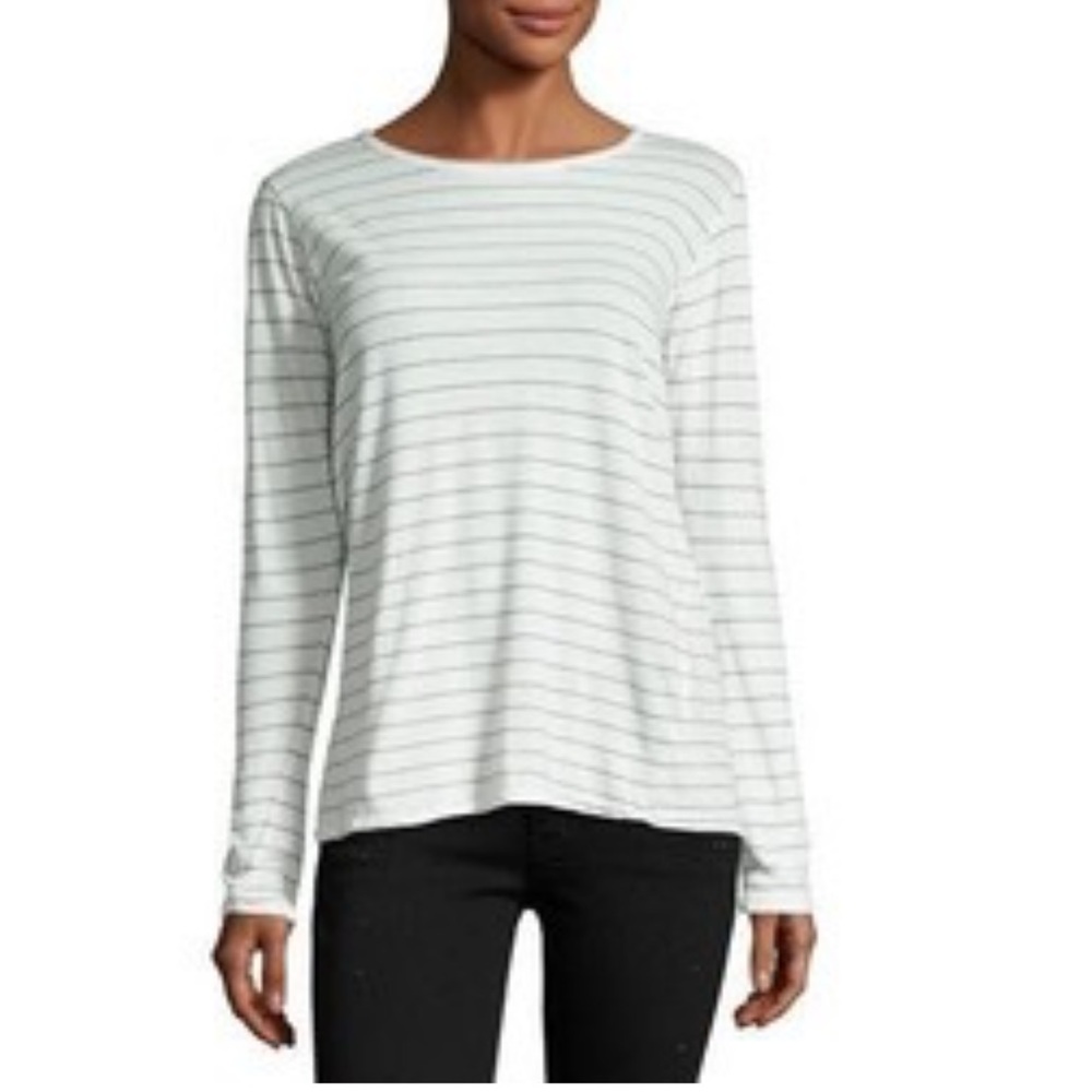 Current Elliot Striped Long Sleeve Top